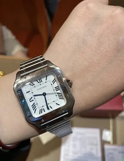 CARTIER Santos Black Rubber